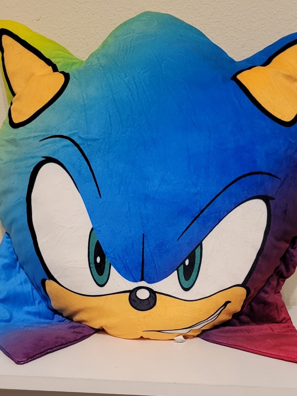 Sonic The Hedgehog Character Plush Pillow
